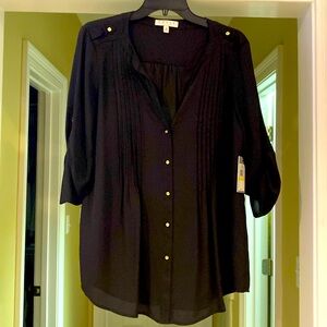 Chaus black medium women’s blouse